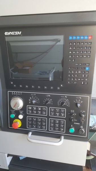 2014 Ganesh Cyclone 32 CS 7 Axis Non Guide Bushing Swiss Turning Center